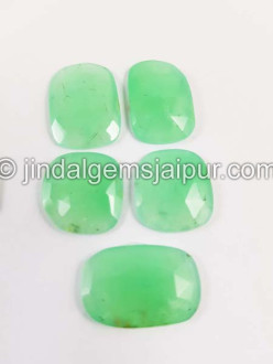 Chrysoprase Rose Cut Slices
